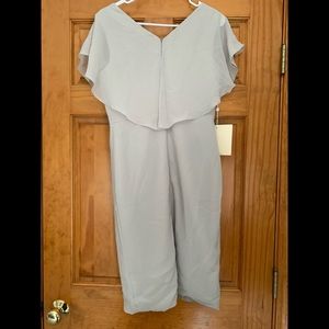 Mother of groom dress, NWT,silver size 6